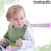 Baby Feeding Essential Baby Dinner Set Infant Training Eating Utensils-Sage